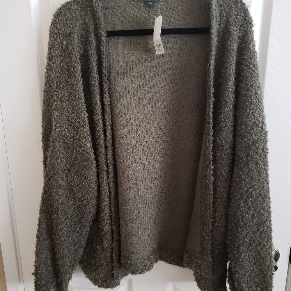 wild fable olive green cardigan